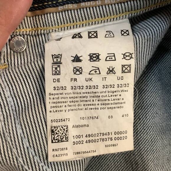 Hugo Boss Mens Jean Pants - Picture 5 of 7